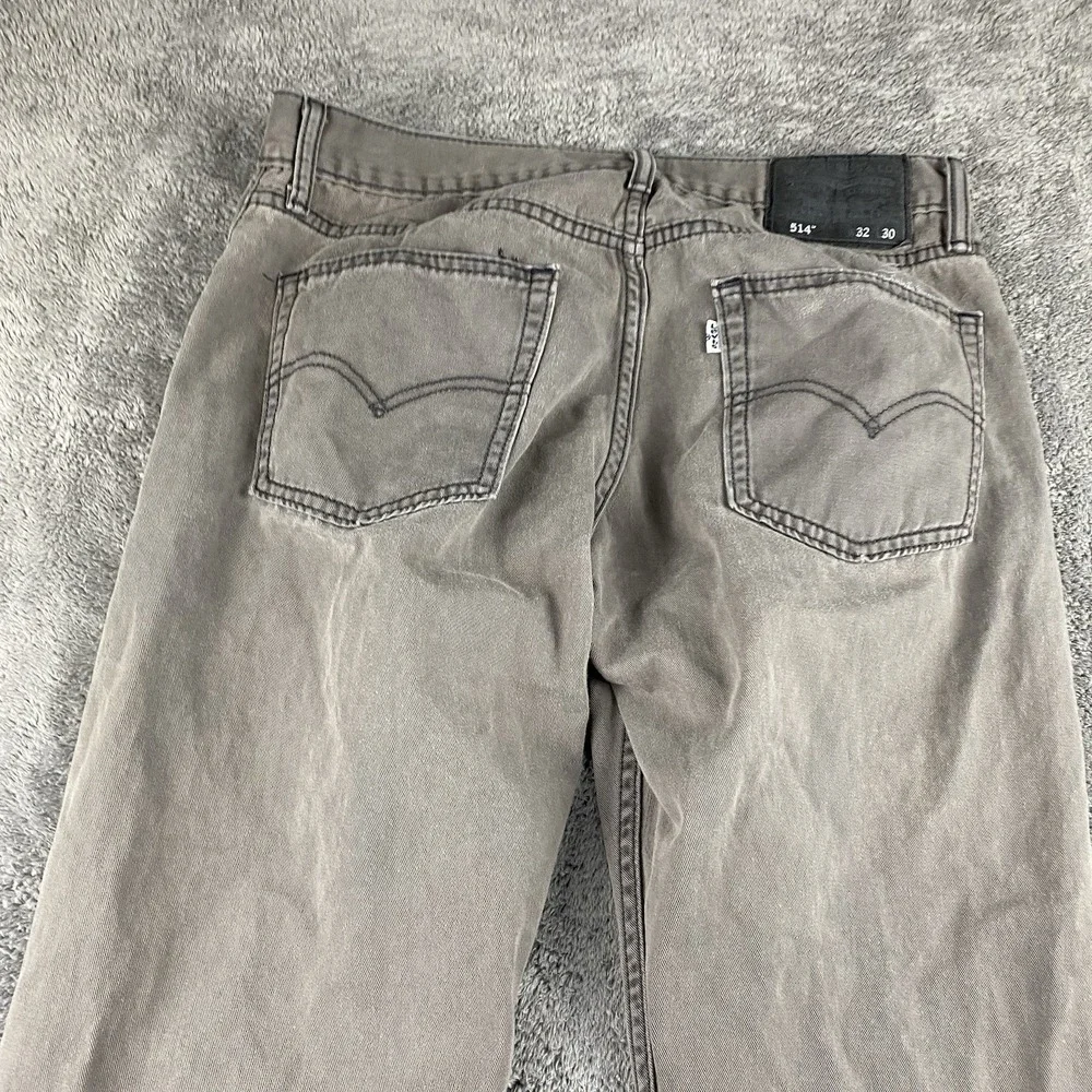 Levis 514 Straight Fit Jeans Mens 32x30 Brown Mid Rise 100% Cotton‎